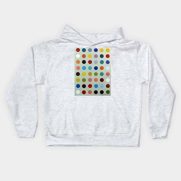 Abstract composition 15 Kids Hoodie by diegomanuel